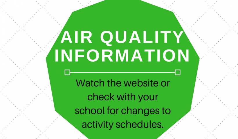 Air quality information notice