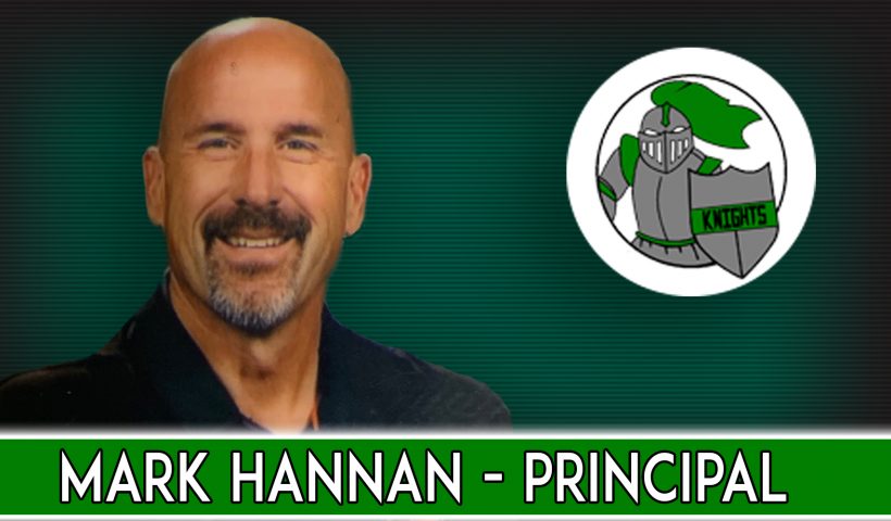 Principal Mark Hannan head shot and AOS logo